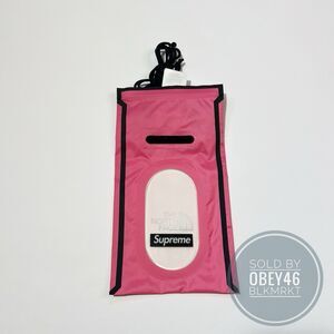 SUPREME/ THE NORTHFACE SUMMIT SERIES OUTER TAPE SEAM NECK POUCH PINK  SS21